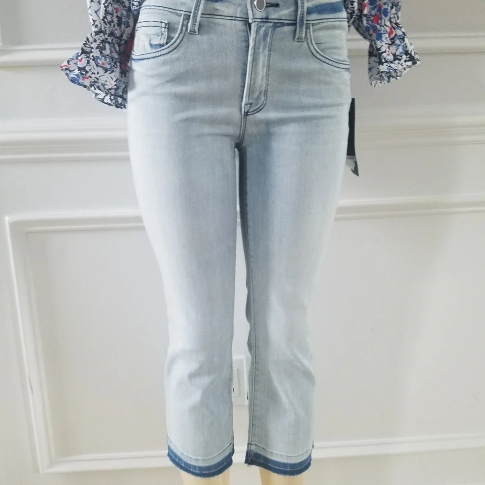 Cropped Acid wash Jeans - Picture 2 of 7